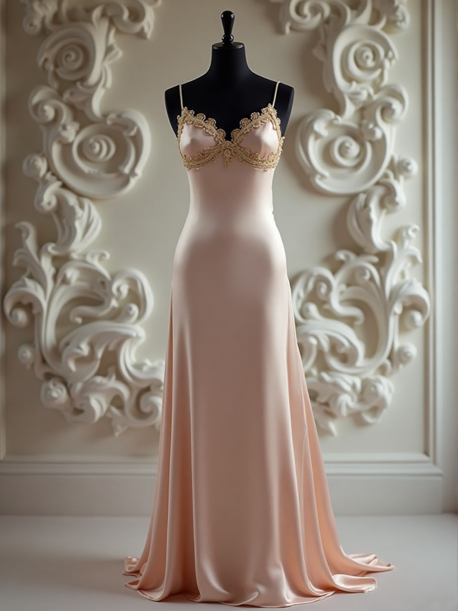 Robe satin VELARA MUSE